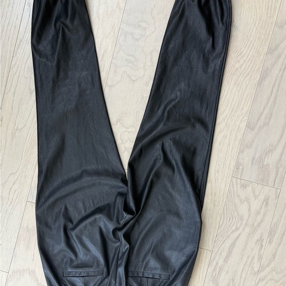 n: Philanthropy Black Leather Jogger Pants - XS - Picture 4 of 4
